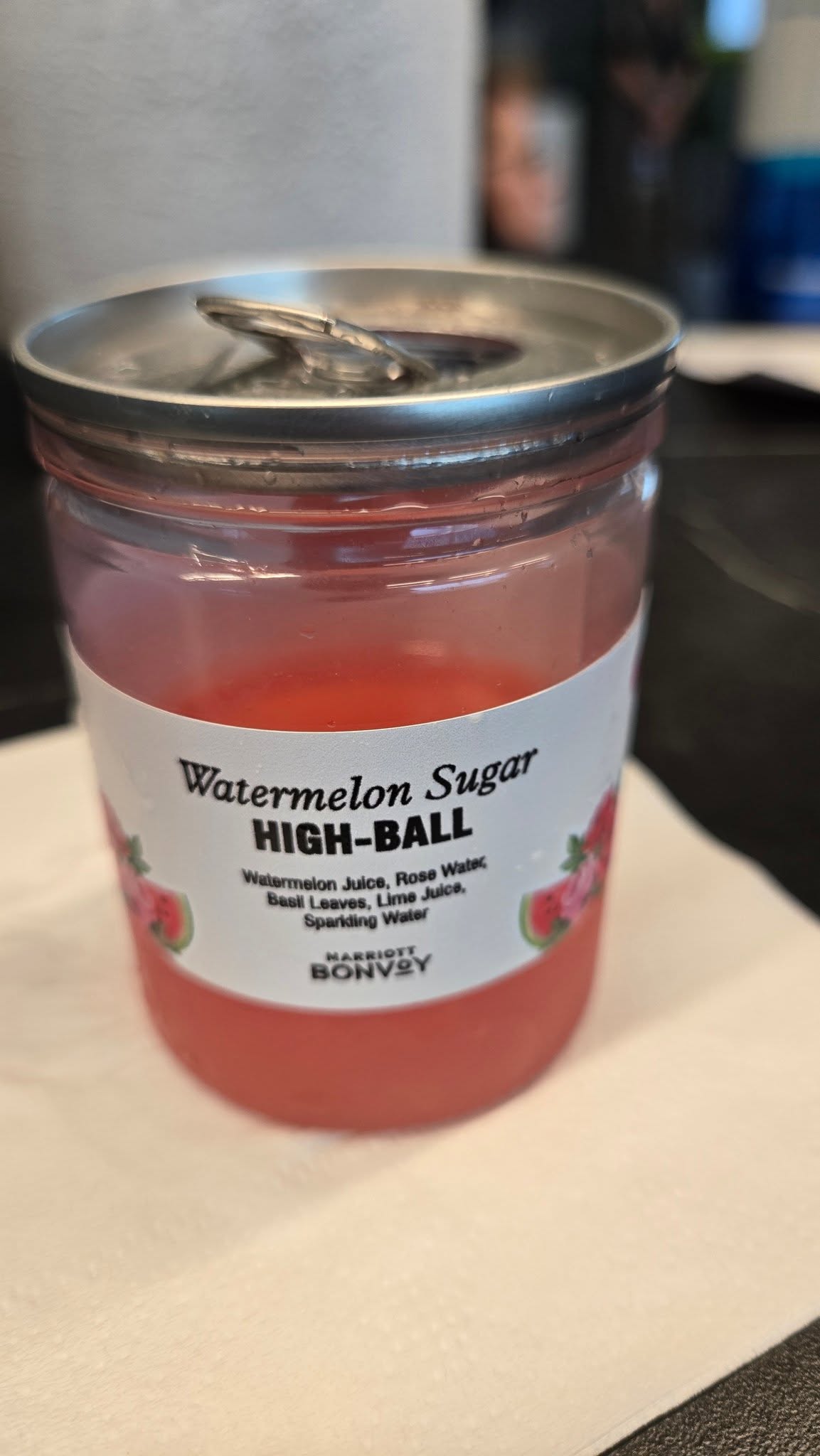 Canned Watermelon Sugar High-Ball Mocktail