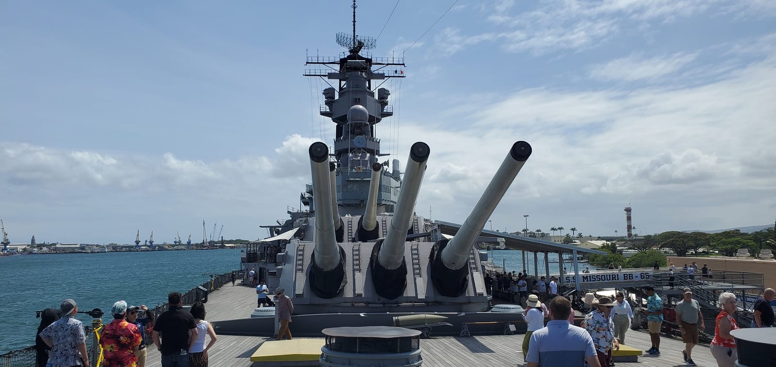 Battleship USS Missouri (BB-63) Memorial at Pearl Harbor