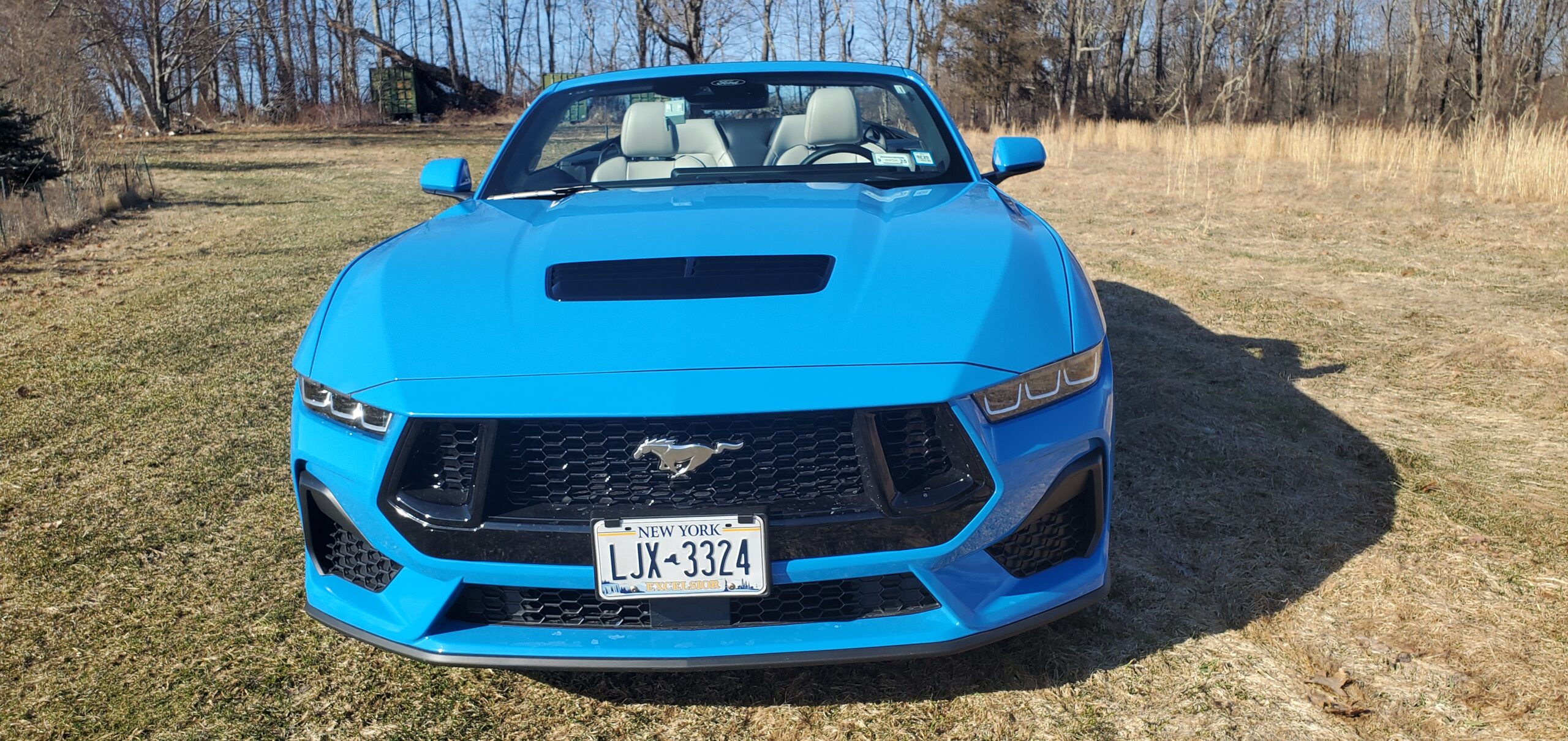 2024 Mustang GT Top Down Profile